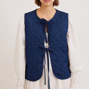 Damson Madder Tilly Gilet UK 6 / US 2 in Denim